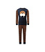 Charlie Choe Pyjama velours walrus blauw