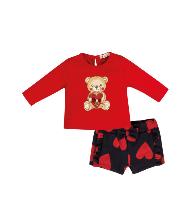 EMC Rode set Teddy bear hearts