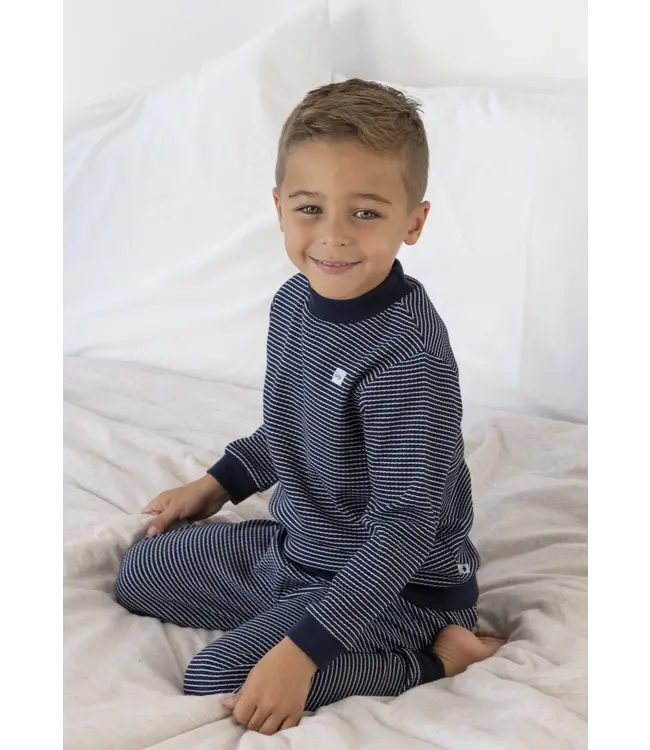 Feetje Wafelpyjama Donkerblauw