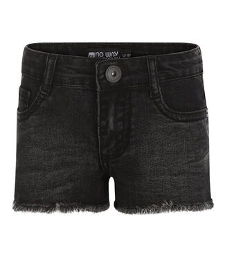 No Way Monday Jeans short zwart