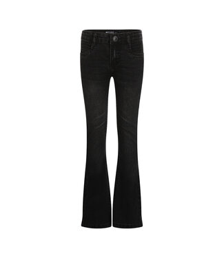 No Way Monday Zwarte Flair Fit Jeans