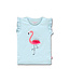 Lemon Beret Tshirt Lichtblauw Flamingo