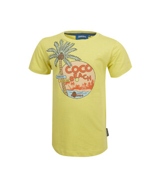 Someone T-shirt geel Coco Beach