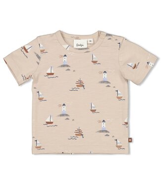 Feetje Beige Tshirt let's sail