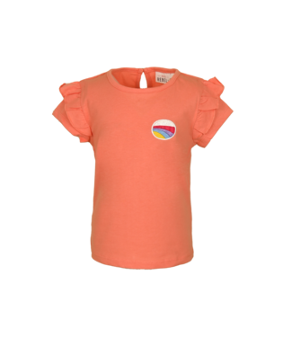 Mini Rebels T-shirt oranje Fina