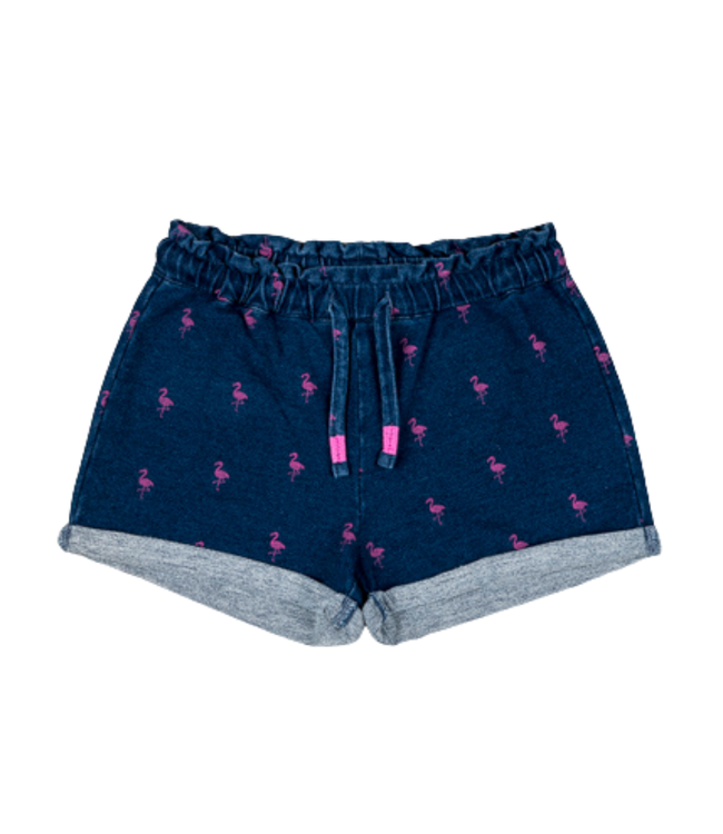 Losan Zachte jeansshort Flamingo