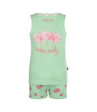 Charlie Choe Pyjama Singlet Set Girls Cotton Candy