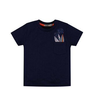 EMC T-shirt donkerblauw Pocket Surf