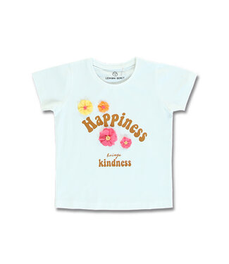 Lemon Beret Tshirt Happiness flowers