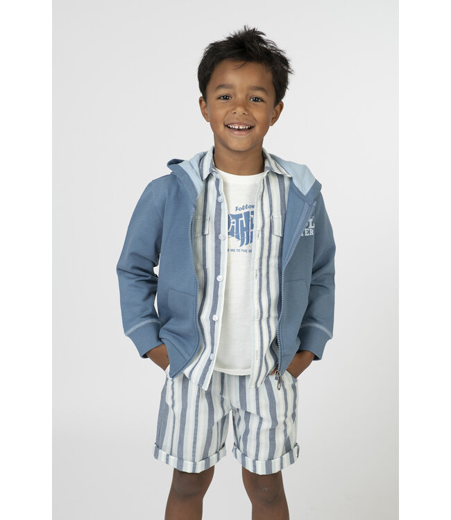 Lemon Beret Hemd blauw Thor