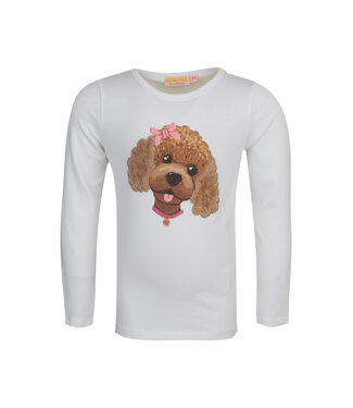 Someone Longsleeve ecru hond miek