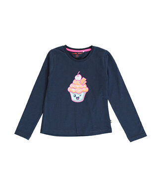 Lemon Beret Longsleeve blauw cupcake