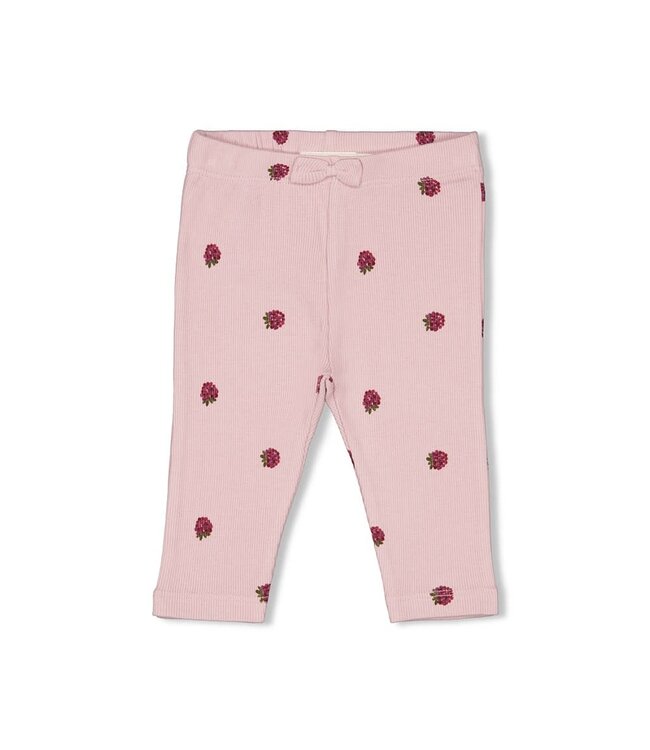 Feetje Legging Rib you're so sweet roze lila