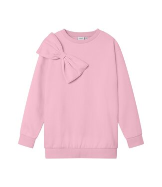 name it Sweater met strik Nupa roze