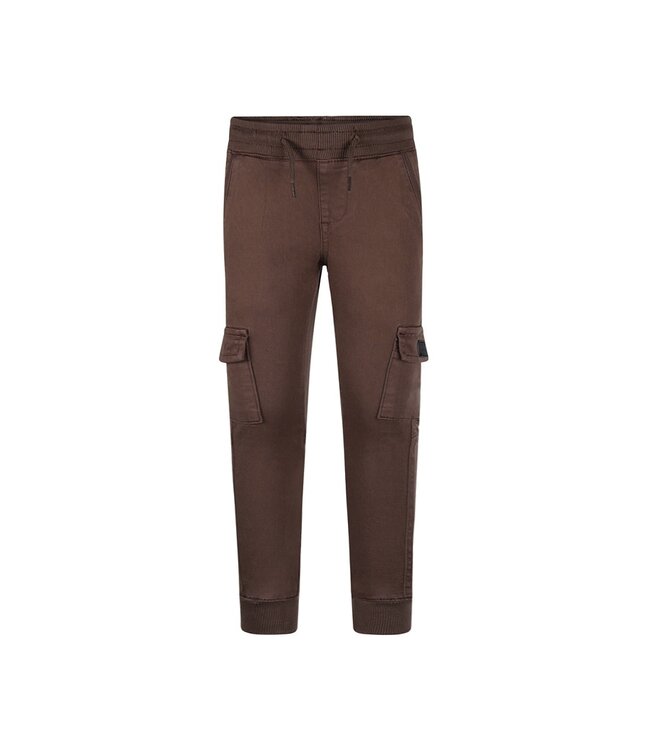 Koko Noko Trouser broek bruin met zijzakken