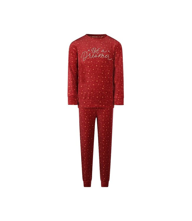 Charlie Choe Bordeaux pyjama velours Be a dreamer