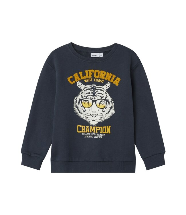 name it Loose Sweater donkerblauw California Champion