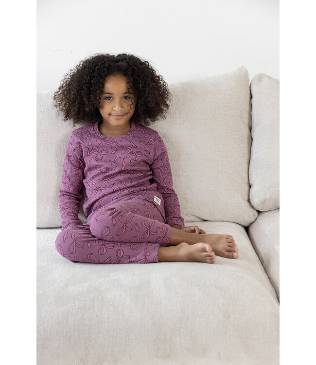 Feetje Premium Pyjama Bibi Bow lila
