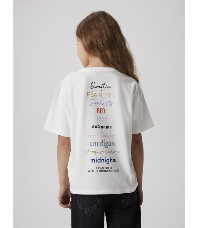 name it T-Shirt wit Swiftie