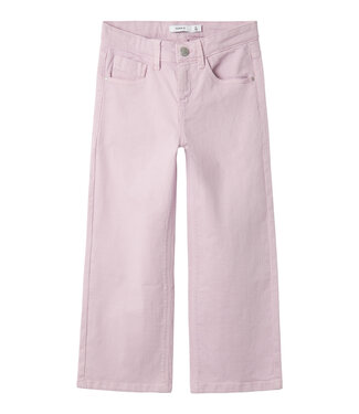 name it Jeans Rose wide leg pink