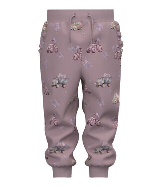 name it Donkerroze broek tractor