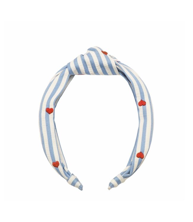 rockahula Diadeem Stripy hearts blauw