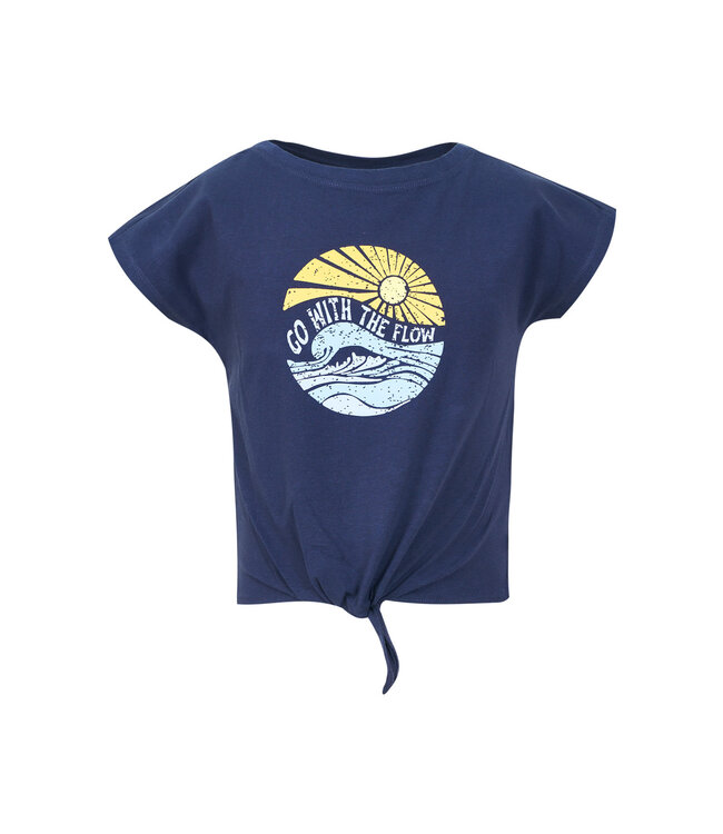 Someone T-Shirt blauw costa go with the flow