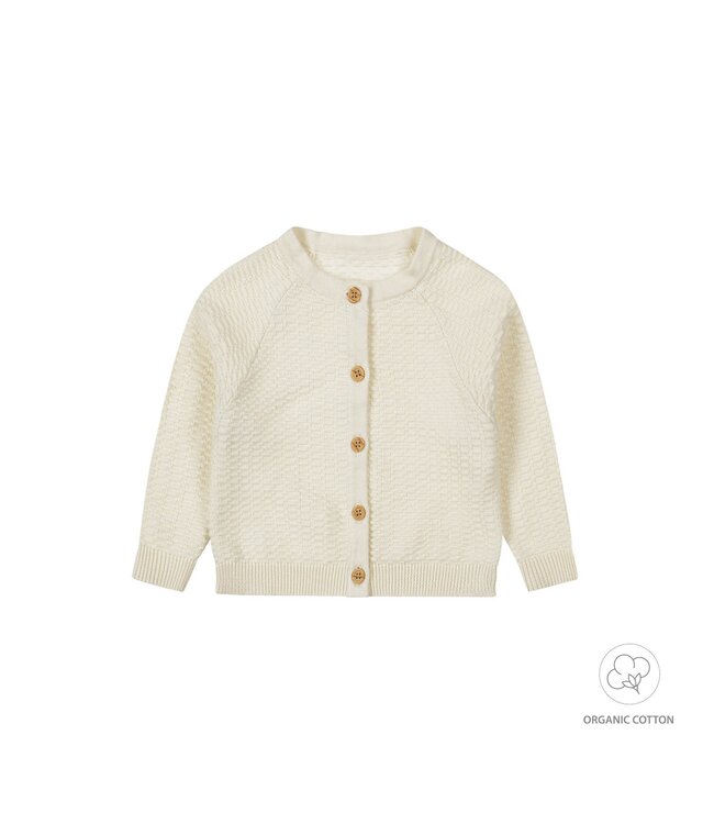 Dirkje Cardigan Ecru Celleste