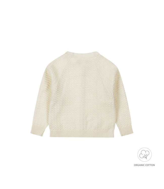 Dirkje Cardigan Ecru Celleste