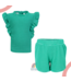 Mini Rebels T-Shirt Mandy groen gestreept