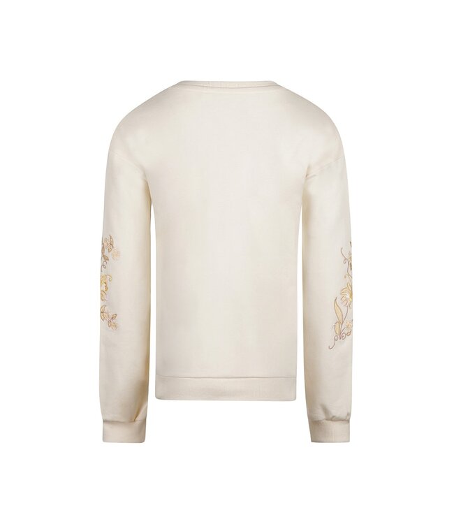 No Way Monday Sweater ecru broderie NWM