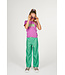 B-Nosy Wide leg broek groen Twirling