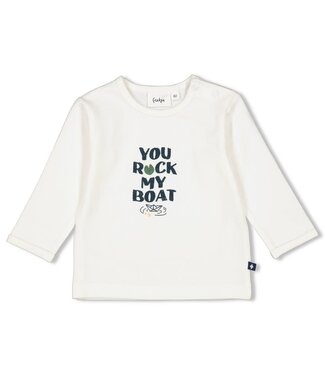 Feetje Longsleeve ecru rock my boat