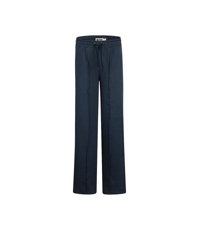 No Way Monday Wide leg broek donkerblauw