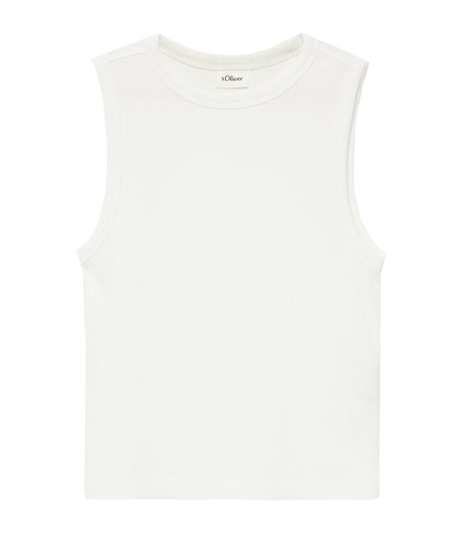 s.Oliver Cropped top wit rib