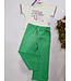 B-Nosy Wide leg broek groen Twirling