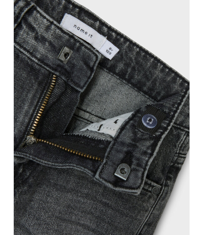 name it Jeans Donkergrijs bermuda boys