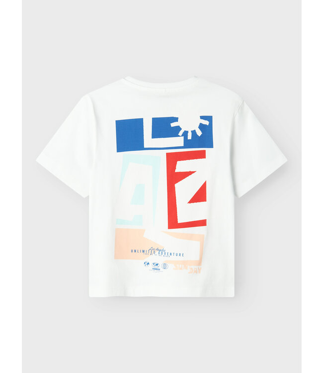 name it T-Shirt wit Sun Day