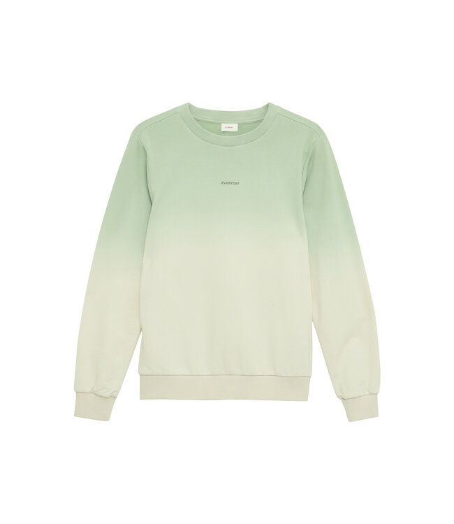 s.Oliver Sweater Dye groen Paradise poolclub