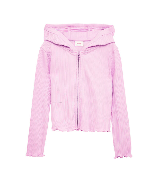 s.Oliver Sweater met rits lila