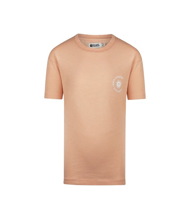 No Way Monday T-Shirt soft orange waves