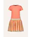 B-Nosy Fluo roze jurk multi color blossom