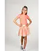 B-Nosy Fluo roze jurk multi color blossom