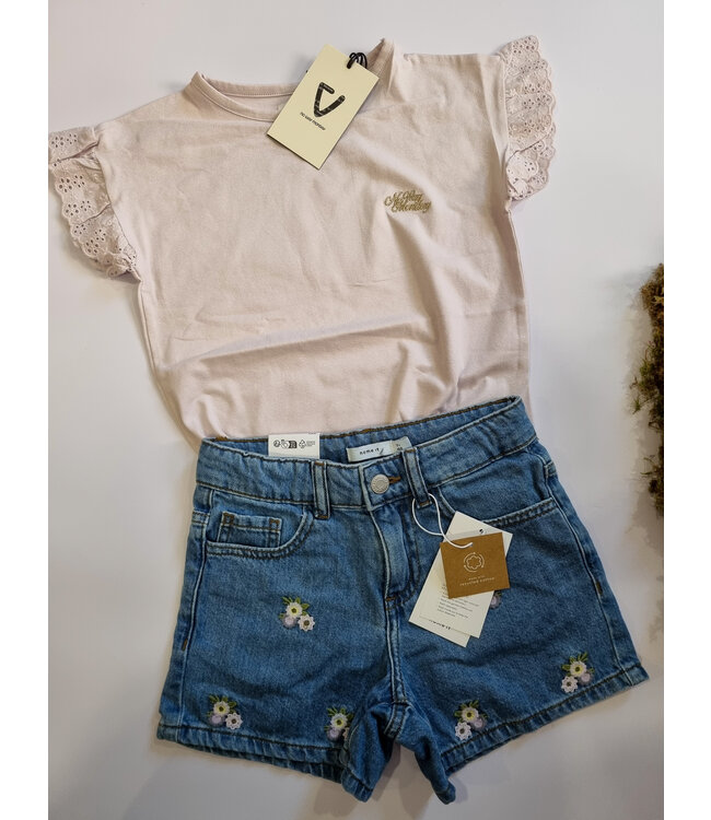 No Way Monday T-Shirt NWM lichtroze