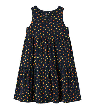name it Jurk Donkerblauw flowers