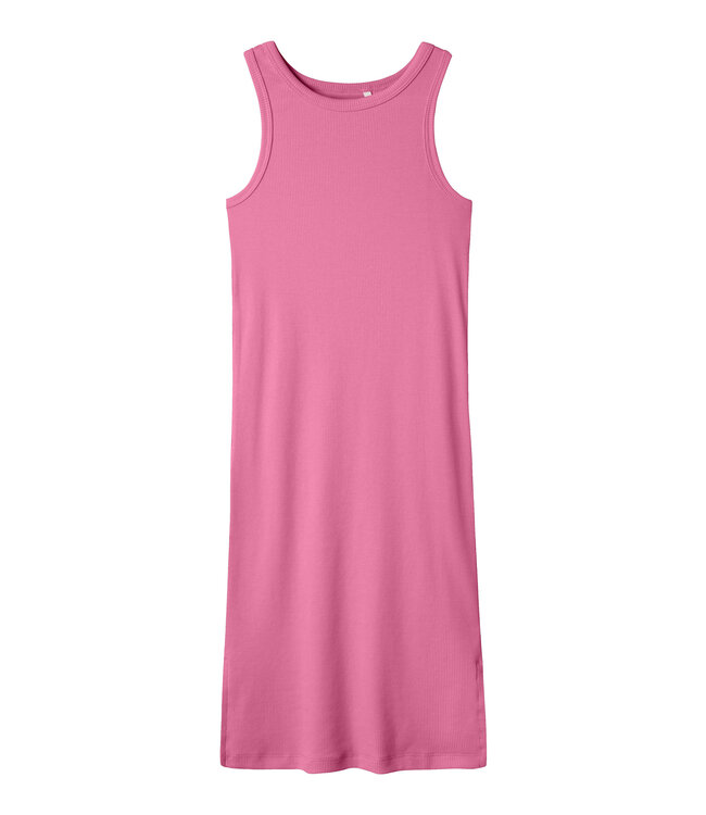 name it Jurk rib midi Roze