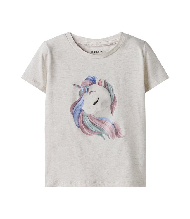 name it T-Shirt unicorn ecru