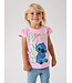 name it T-Shirt roze Stitch