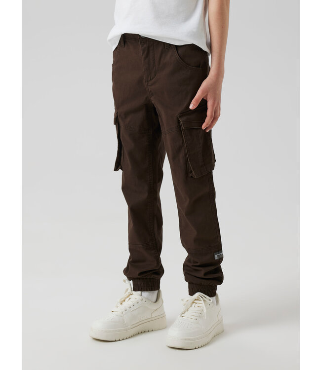 name it Cargo broek Donkerbruin