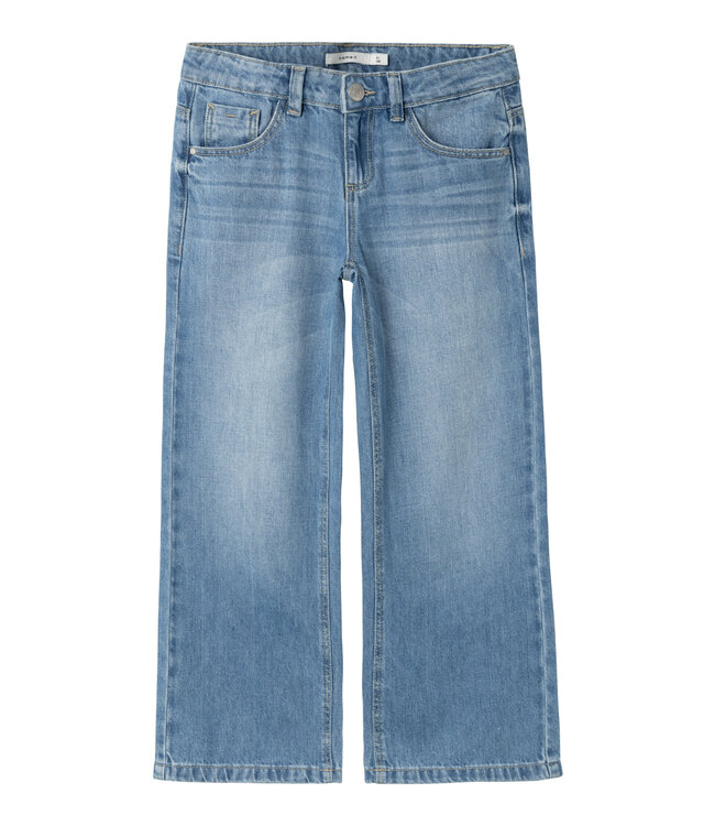 name it Jeans Rose Medium blue wide leg